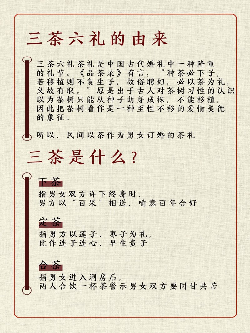三茶六礼